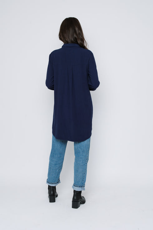 Blaine-Oversize Button-Up